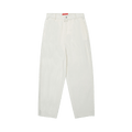 032C Pleat Front Cords "Natural White"