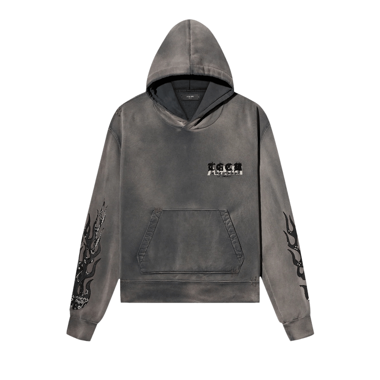 Amiri T.G.C.W. Flames Hoodie "Black"