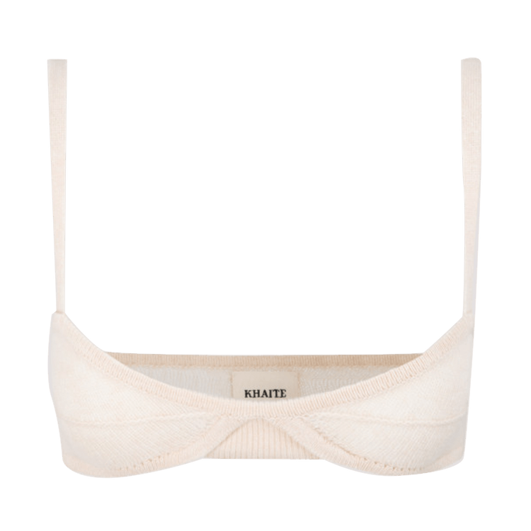 Khaite Eda Bralette "Custard"