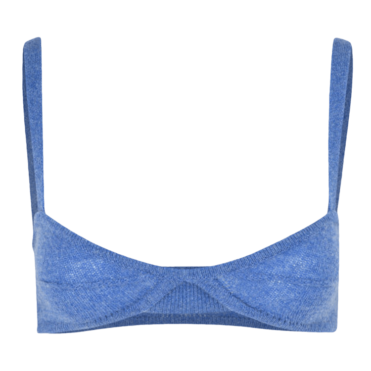 Khaite Eda Bralette "Sky Blue"