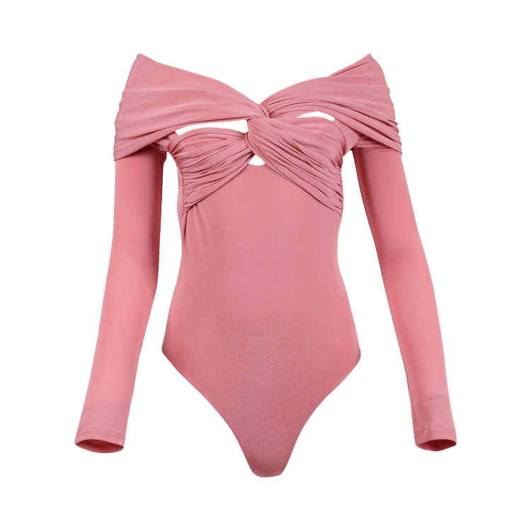 Khaite Cibo Bodysuit "Salmon"