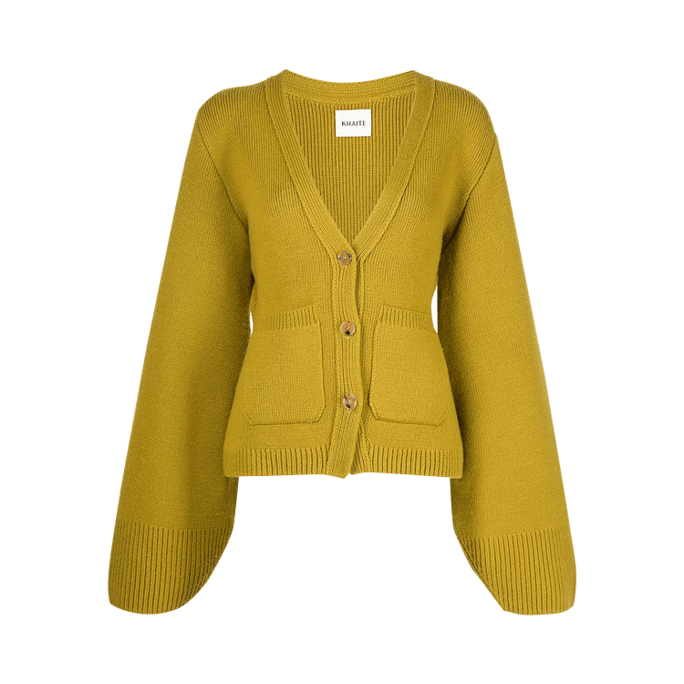 Khaite Scarlet Cardigan "Absinthe"