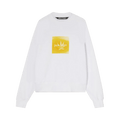 Palm Angels Leaf Crewneck "White/Yellow"