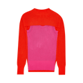 Sacai Knit Pullover "Orange/Pink"