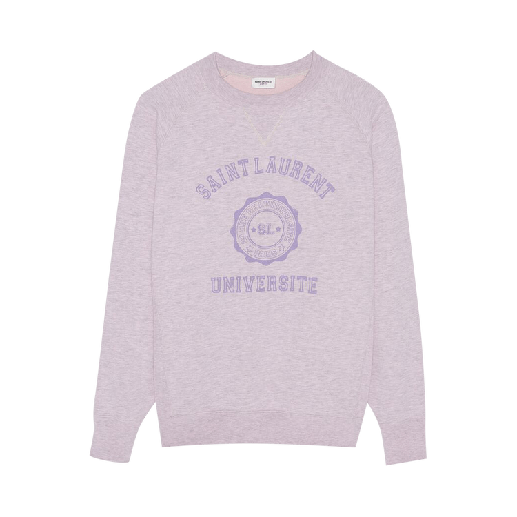 Saint Laurent "Saint Laurent Université" Sweatshirt "Lilas"