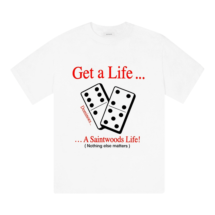 Saintwoods x The Webster Get A Life T-Shirt "White"