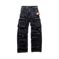 We11done Multiwashed Cargo Pants "Black"