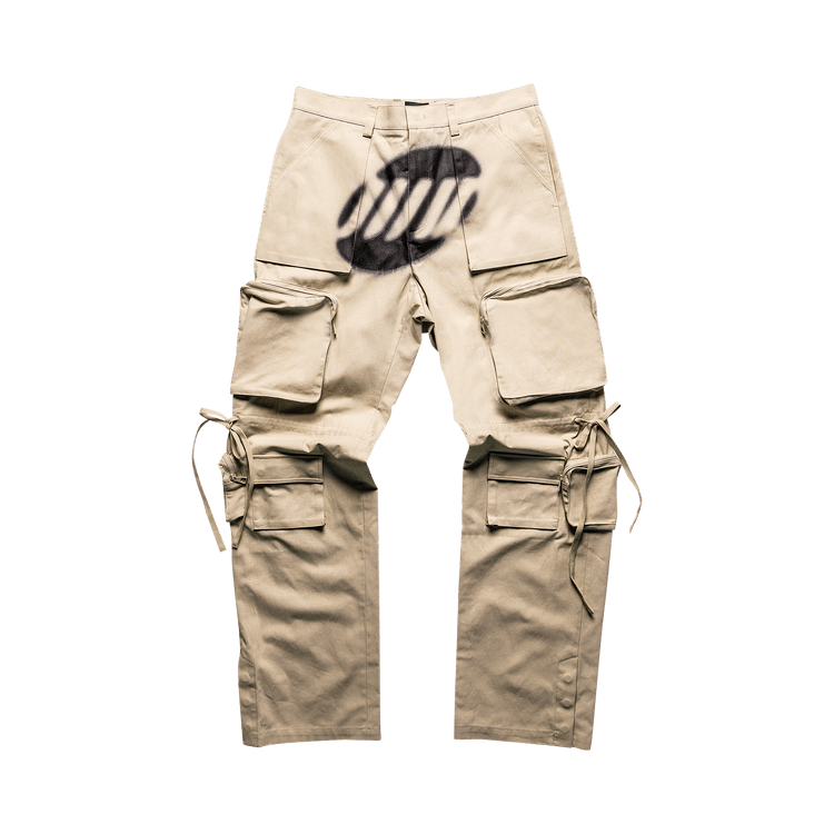 We11done Multi Pocket Cargo Pants "Beige"