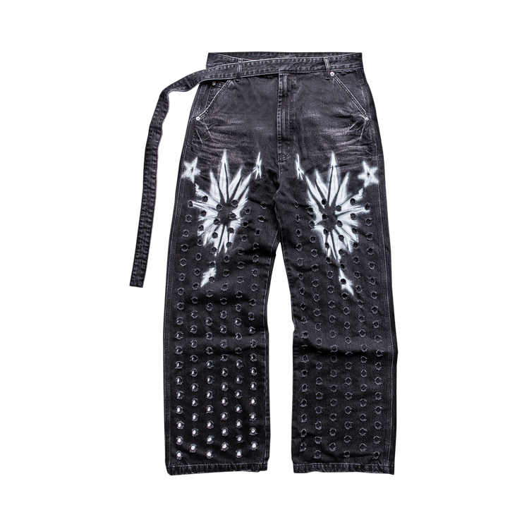 We11done Cut Out Pants "Black"