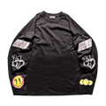 We11done Heart Long-Sleeve T-Shirt "Black"