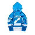 We11done Oversized Football Hoodie "Blue"