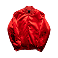 We11done Sequin Patched Oversized Bomber "Red"