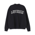 032C Oversized Anthem Sweatshirt "Black"