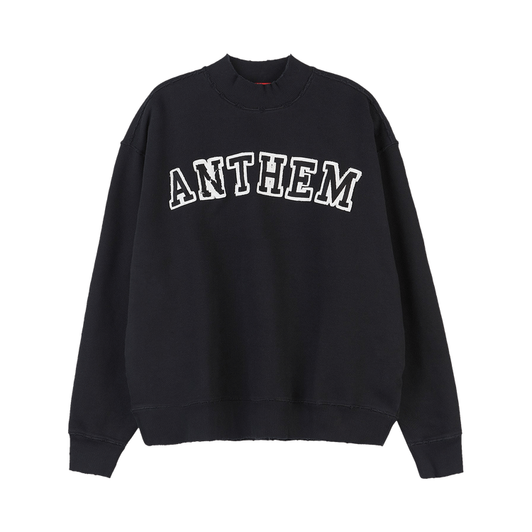 032C Oversized Anthem Sweatshirt "Black"