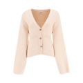 Khaite Scarlet Cardigan "Custard"