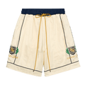 Rhude PJ Short "Creme/Navy"