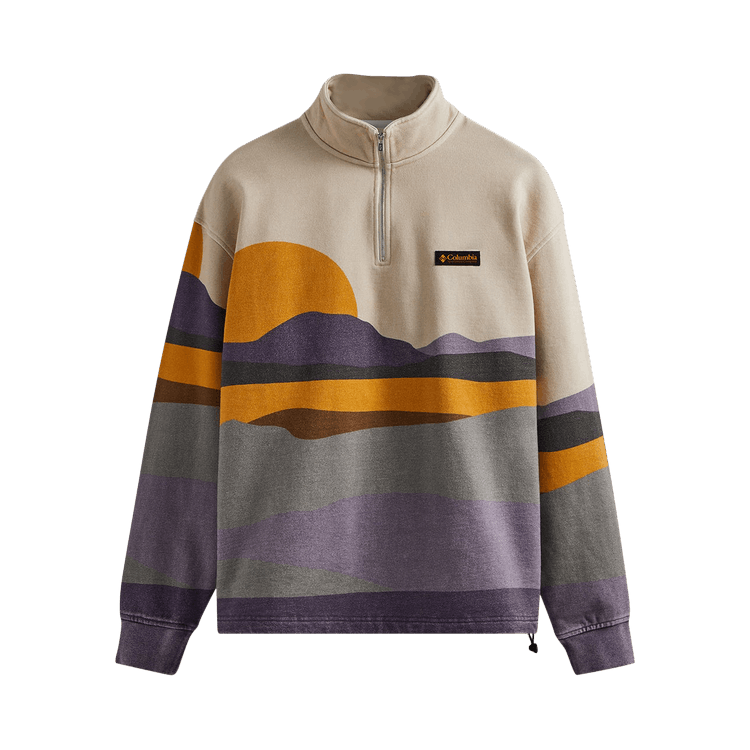 Kith For Columbia Quarter Zip "Cyber Purple"