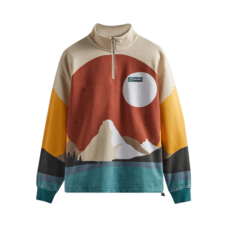 Kith For Columbia Quarter Zip "Sanguine"