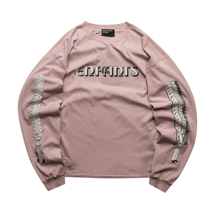 Enfants Riches Déprimés Scan Reject Long-Sleeve T-Shirt "Mauve/Multicolor"