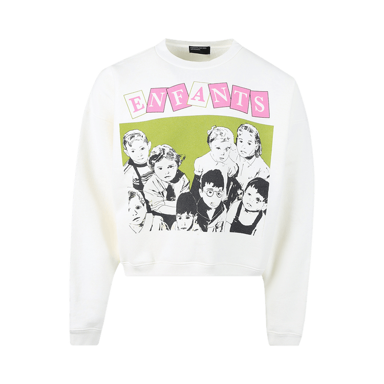 Enfants Riches Déprimés Enfants Sybil 7 Crewneck "Ivory/Multicolor"