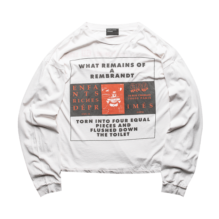 Enfants Riches Déprimés Rembrandt Long-Sleeve T-Shirt "White/Multicolor"