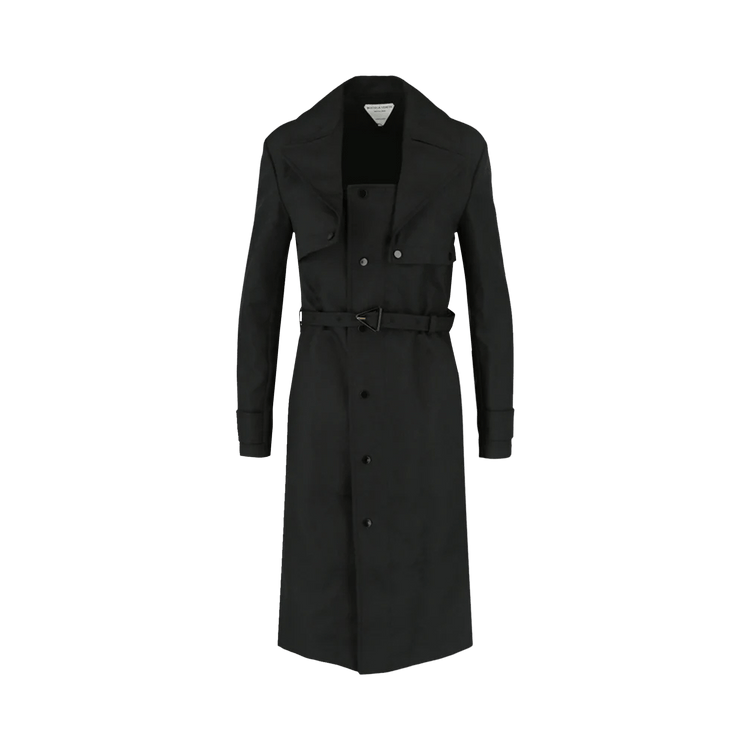 Bottega Veneta Trench Coat Dress "Black"