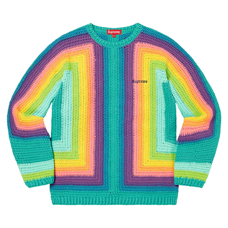 Supreme Hand Crocheted Sweater "Multicolor"