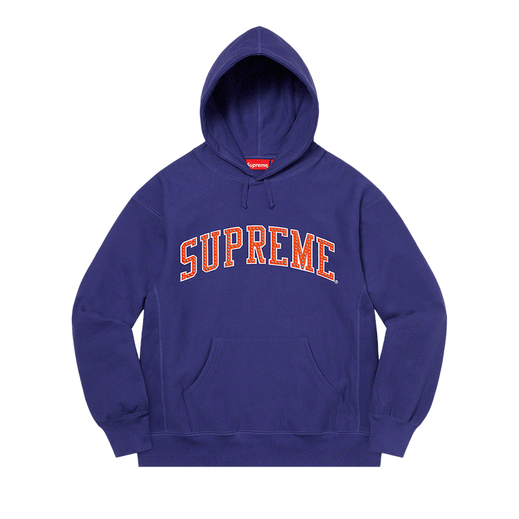 Supreme Stars Arc Hooded Sweatshirt "Dark Royal"