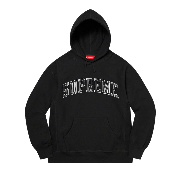 Supreme Stars Arc Hooded Sweatshirt "Black"
