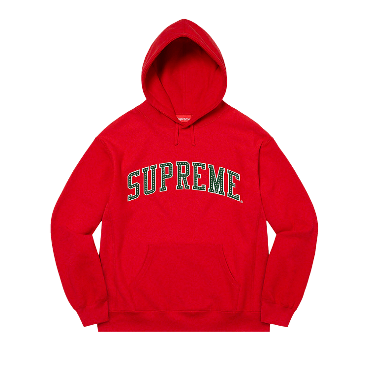 Supreme Stars Arc Hooded Sweatshirt "Red"