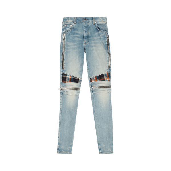 Amiri MX2 Plaid "Clay Indigo/Orange"