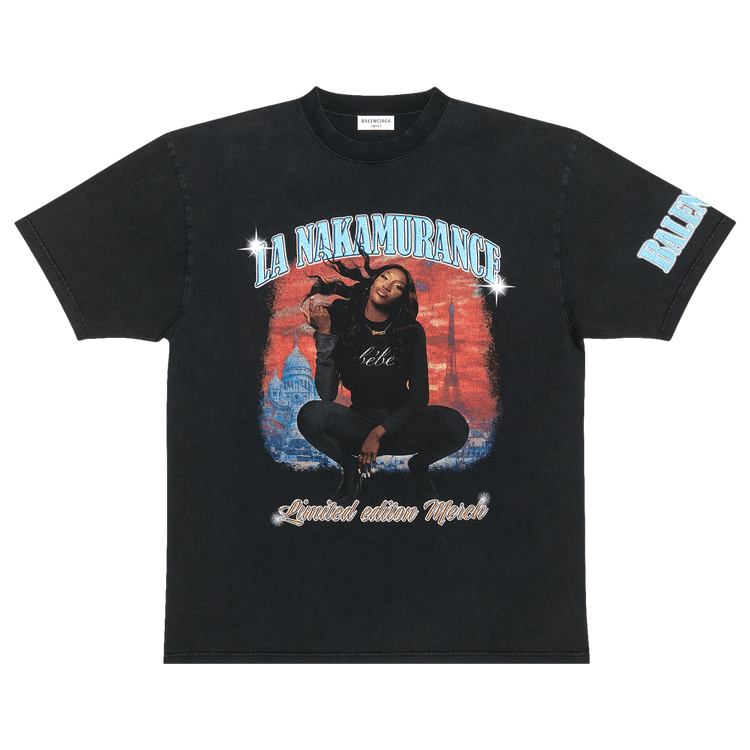 Balenciaga Music Aya Nakamura Merch T-Shirt "Black"