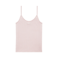 Courrèges Reedition Knit Tank Top "Lait De Rose"
