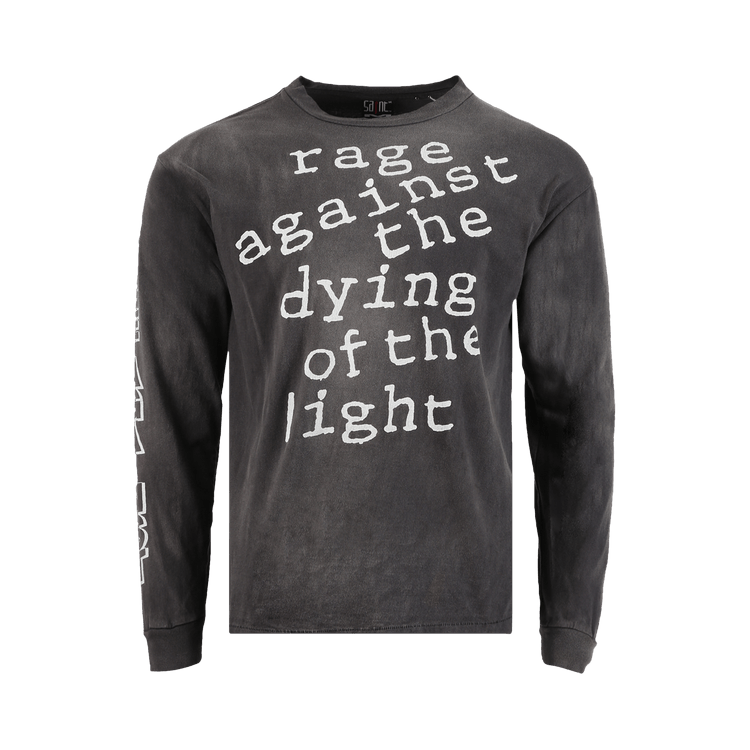 SAINT Mxxxxxx Long-Sleeve Rage Against Tee "Black"