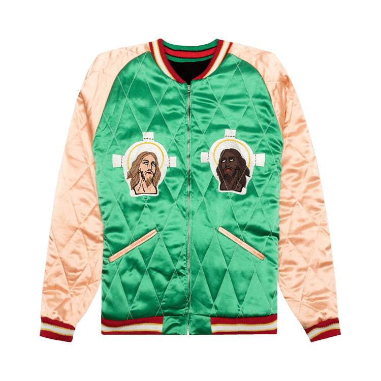 SAINT Mxxxxxx x Sukajyan Reversible Jacket "Green/Pink/Black"