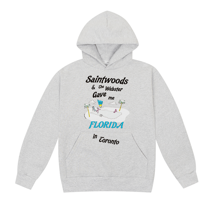 Saintwoods x The Webster Florida In Toronto Hoodie "Grey"