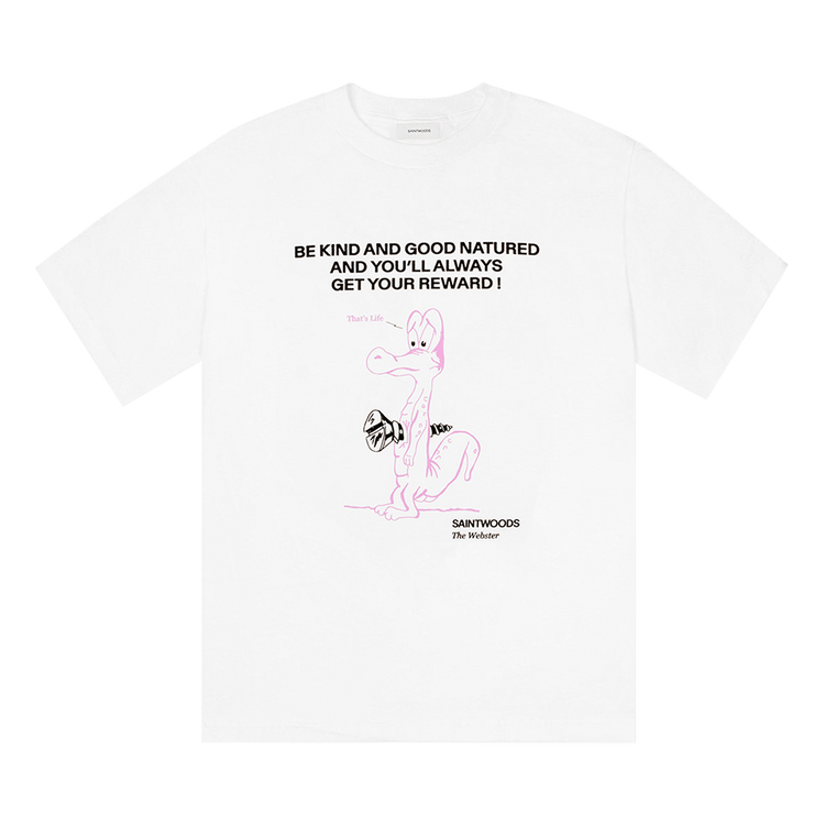 Saintwoods That's Life T-Shirt 'White'