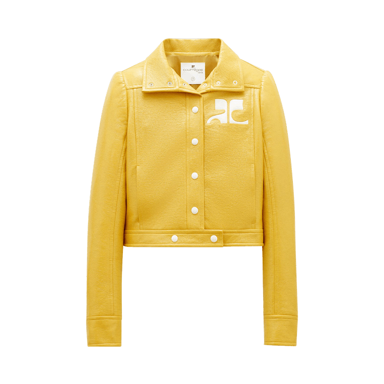Courrèges Reedition Vinyl Jacket "Ochre"