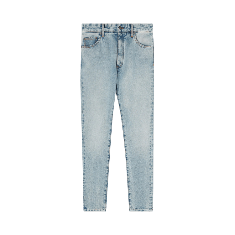 Palm Angels Back Logo Denim "Light Blue"