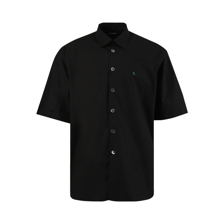 Raf Simons Short-Sleeve Shirt With Grimcrawler Embroidery "Black"