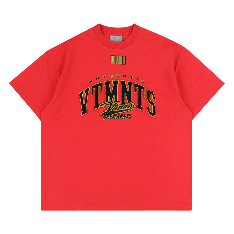 VTMNTS College T-Shirt "Red"