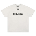 VTMNTS She/Her T-Shirt "White"