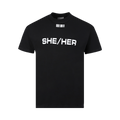 VTMNTS She/Her T-Shirt "Black"