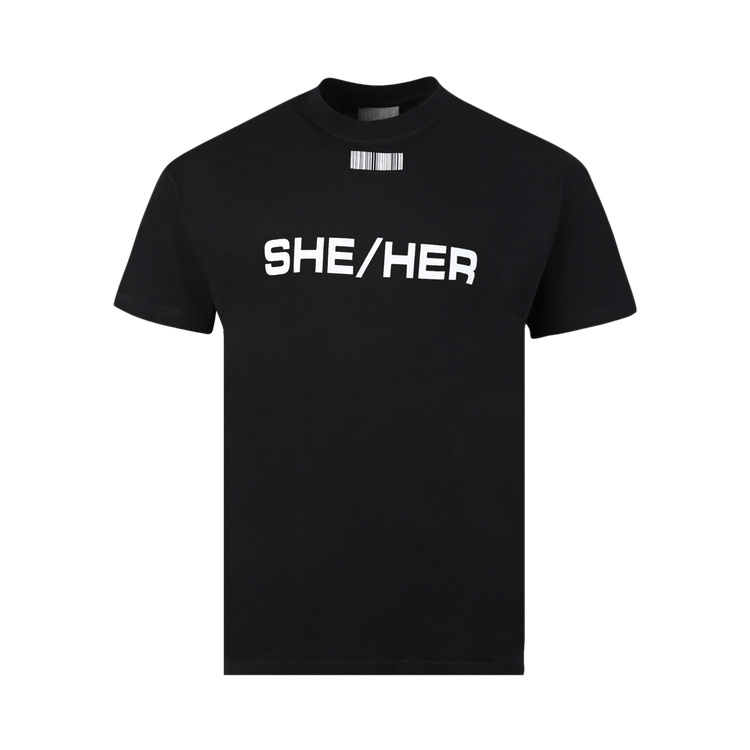 VTMNTS She/Her T-Shirt "Black"