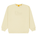 Dime Classic Embossed Crewneck "Cream"