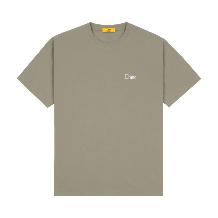 Dime Classic Small Logo T-Shirt "Gravel"