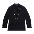 Palm Angels Palm Double Breasted Blazer "Navy Blue"