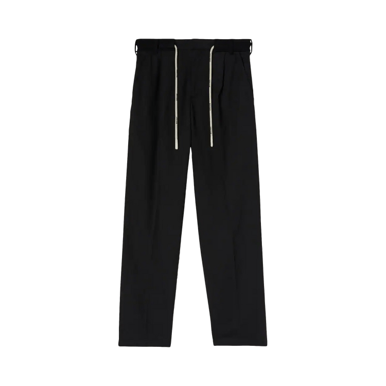 Palm Angels Track Belt Pants "Black/Off White"