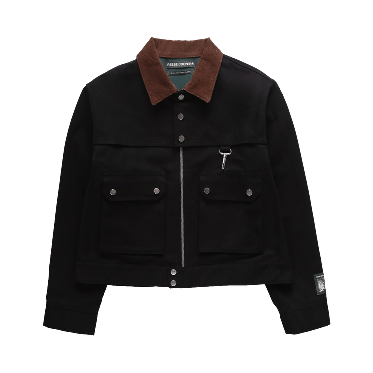 Reese Cooper Canvas Work Jacket "Black"