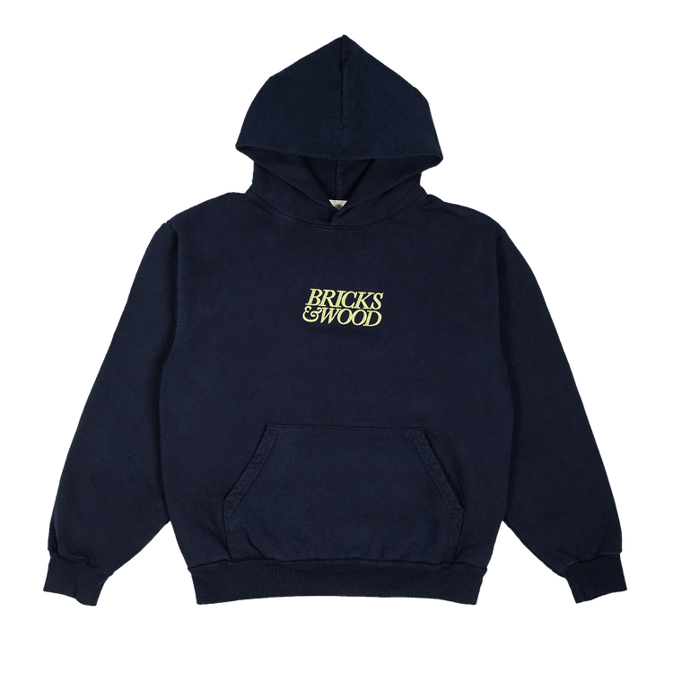 Bricks & Wood Logo Hoodie "Navy"
